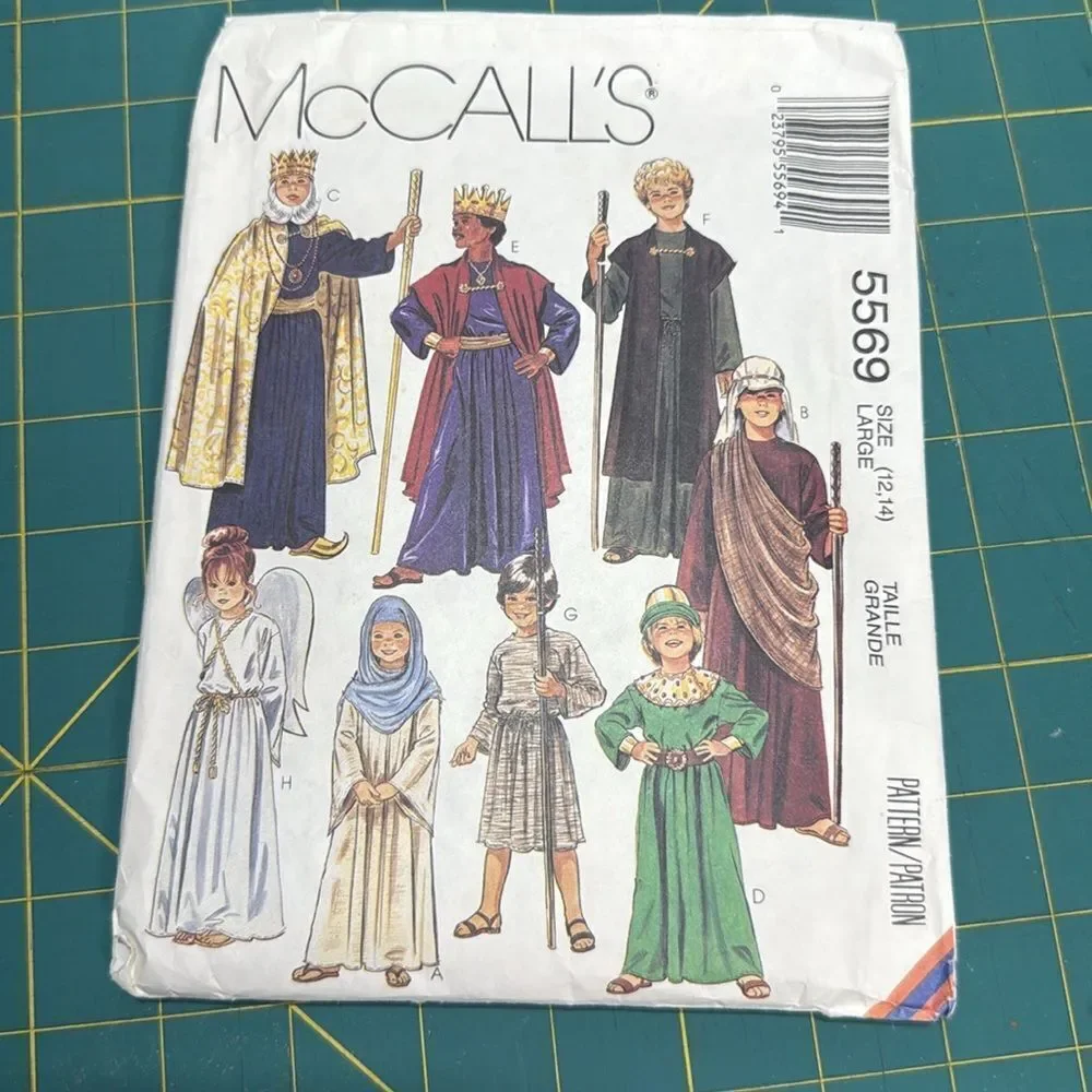 McCall’s Sewing Pattern 5569 Kids Costume - Picture 5 of 5